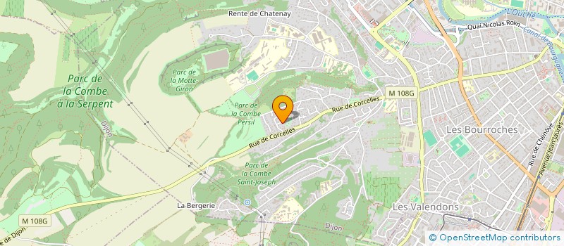 localisation de l'entreprise SCI ADG à DIJON