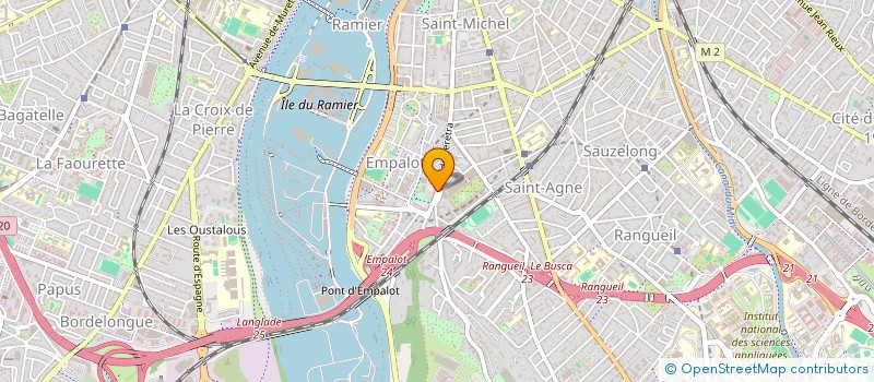 localisation de l'entreprise SCI ADG 81 à TOULOUSE