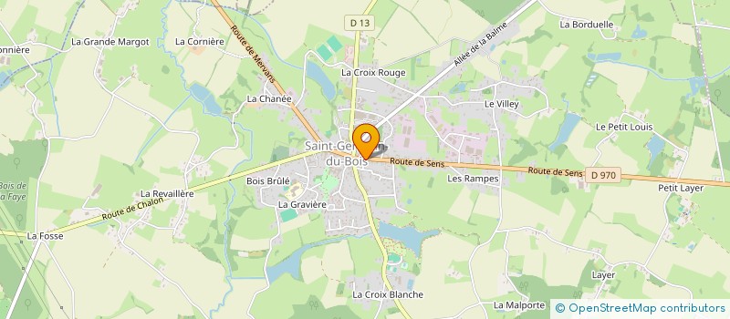 localisation de l'entreprise SCI ADG à SAINT-GERMAIN-DU-BOIS