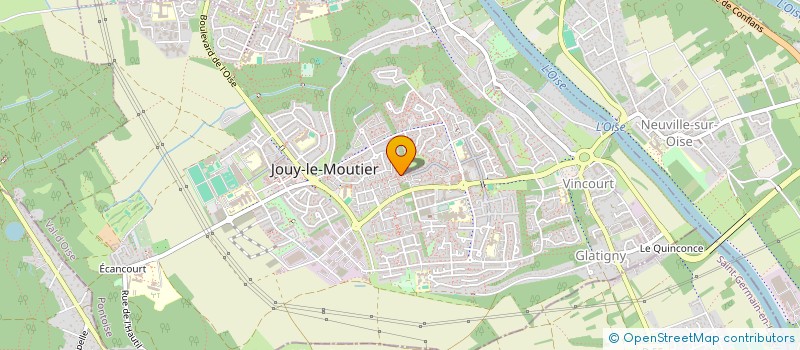 localisation de l'entreprise SCI ADG IMMOBILIER  JOUY-LE-MOUTIER