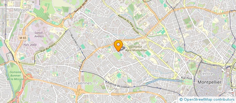 localisation de l'entreprise SCI ADGAB à MONTPELLIER