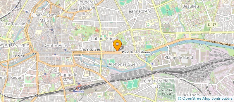 localisation de l'entreprise SCI ADH  RENNES