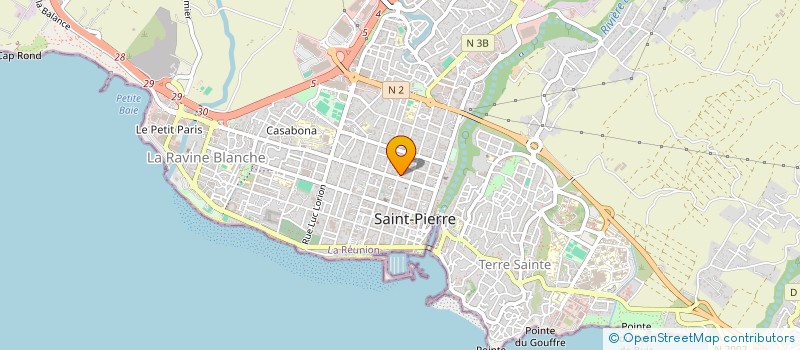 localisation de l'entreprise SCI ADHAMY à SAINT-PIERRE