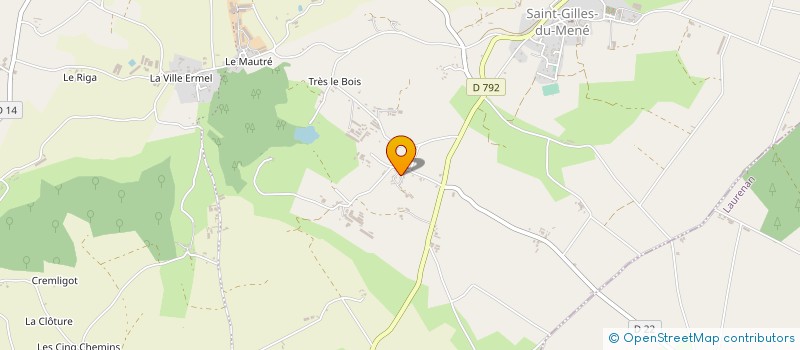 localisation de l'entreprise SCI ADHEMAL à LE MENE
