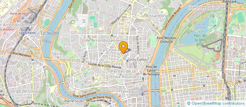 localisation de l'entreprise SCI ADHIP  LYON