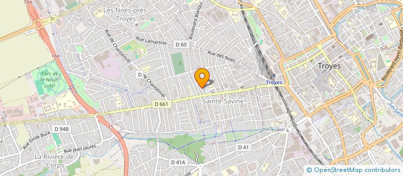 localisation de l'entreprise SCI ADI  SAINTE-SAVINE