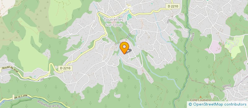 localisation de l'entreprise SCI ADI & LIO à TOURRETTES-SUR-LOUP