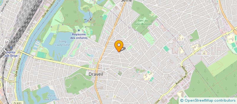 localisation de l'entreprise SCI ADIA à DRAVEIL
