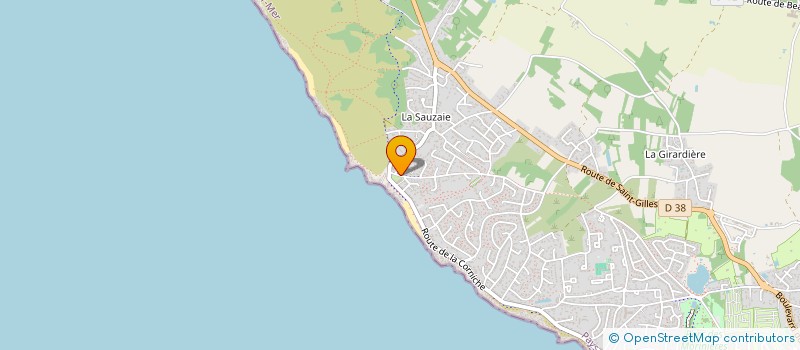 localisation de l'entreprise SCI ADIBER à BRETIGNOLLES-SUR-MER