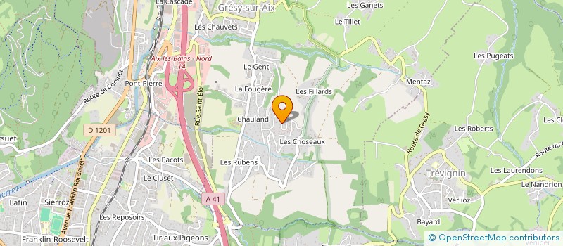 localisation de l'entreprise SCI ADIC  GRESY-SUR-AIX