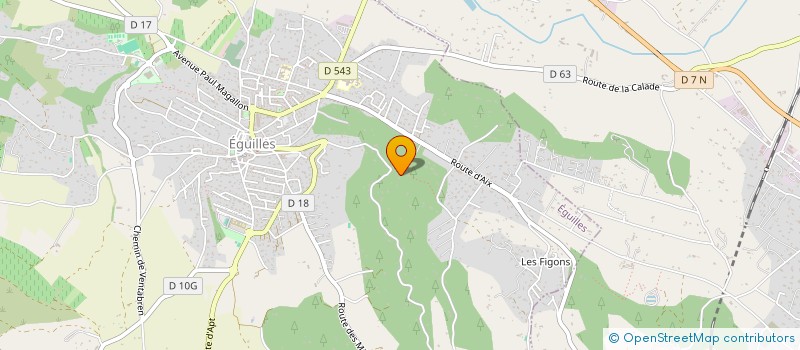 localisation de l'entreprise SCI ADICORA IMMO  EGUILLES