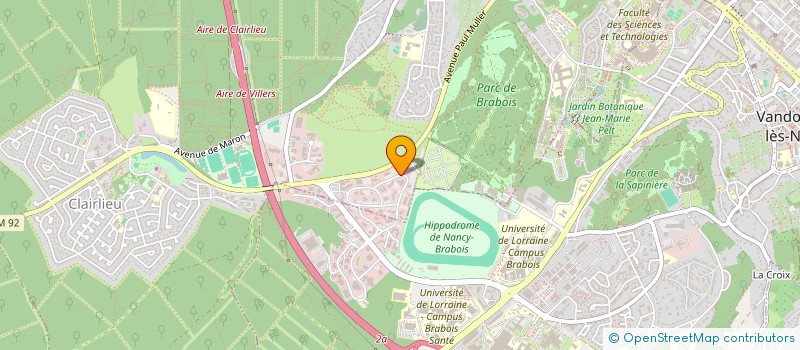 localisation de l'entreprise SCI ADIF à VILLERS-LES-NANCY