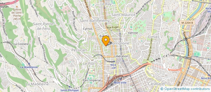 localisation de l'entreprise SCI ADIFRAN à NICE