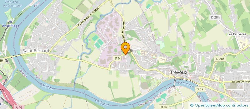 localisation de l'entreprise SCI ADIGE  TREVOUX