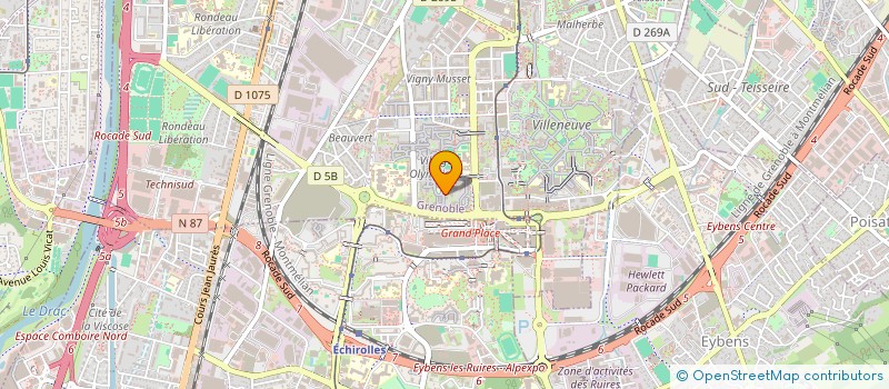 localisation de l'entreprise SCI ADIL & YOUNES  GRENOBLE
