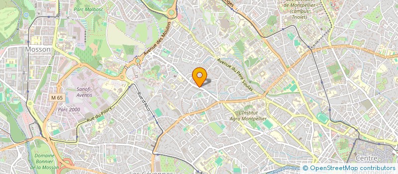localisation de l'entreprise SCI ADILA à MONTPELLIER