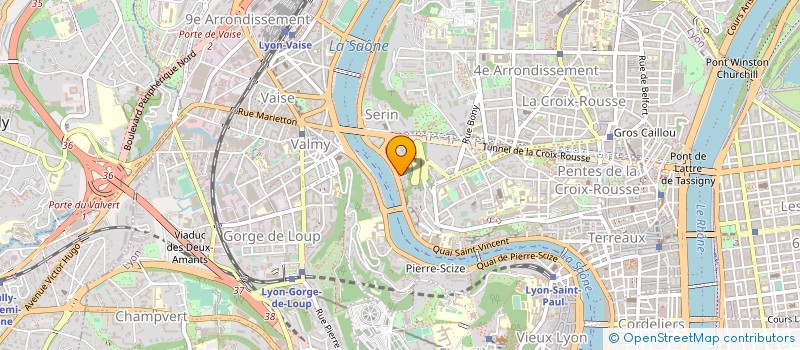 localisation de l'entreprise SCI ADIM  LYON