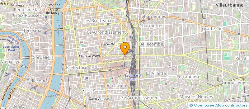 localisation de l'entreprise SCI ADIM IMMOBILIER  LYON