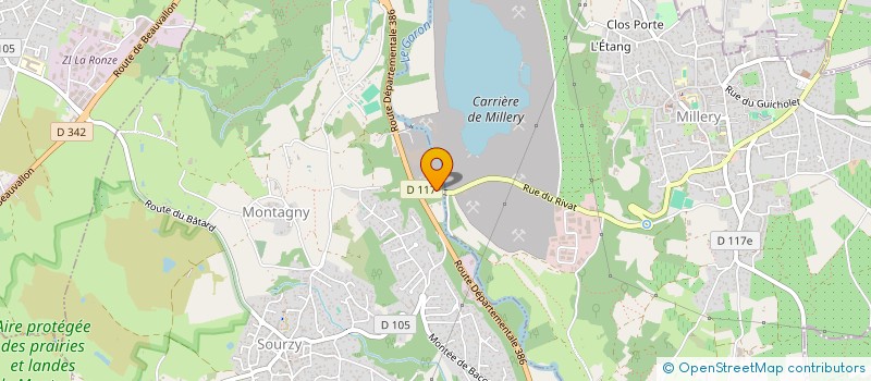 localisation de l'entreprise SCI ADIMMO  MONTAGNY