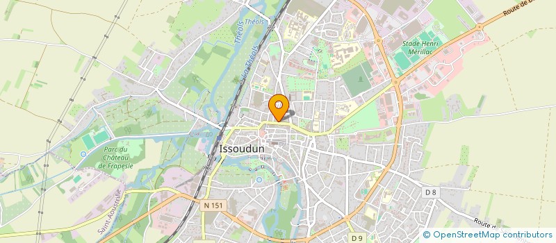 localisation de l'entreprise SCI ADIMMOBILIER à ISSOUDUN