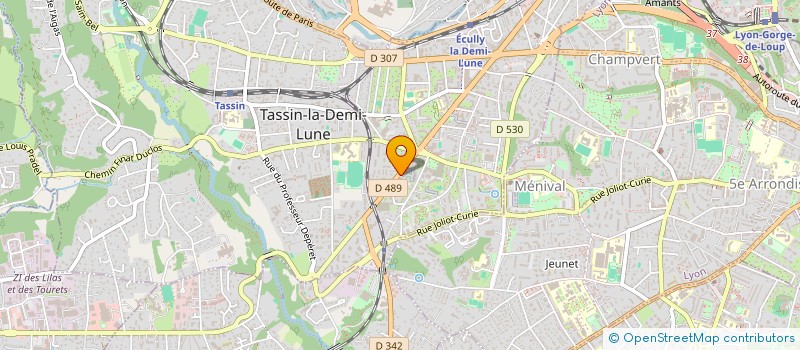 localisation de l'entreprise SCI ADIRAC  TASSIN-LA-DEMI-LUNE