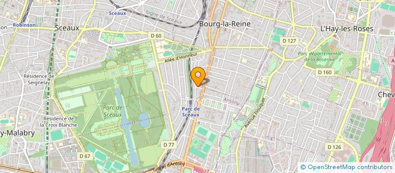 localisation de l'entreprise SCI ADISSY  SCEAUX