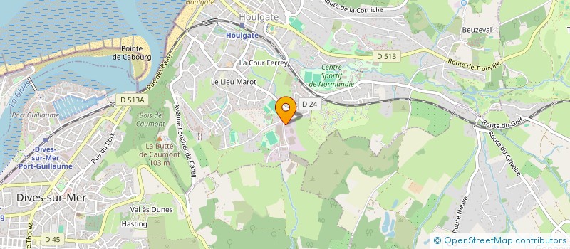 localisation de l'entreprise SCI ADJIME  HOULGATE