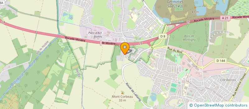 localisation de l'entreprise SCI ADJL  MONTIGNY-EN-OSTREVENT