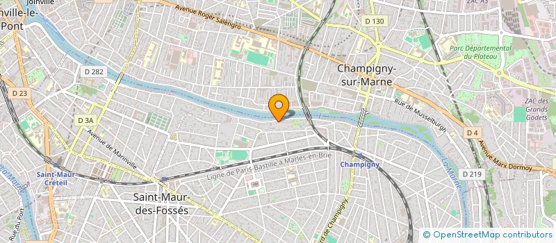 localisation de l'entreprise SCI ADJO à ST MAUR DES FOSSES