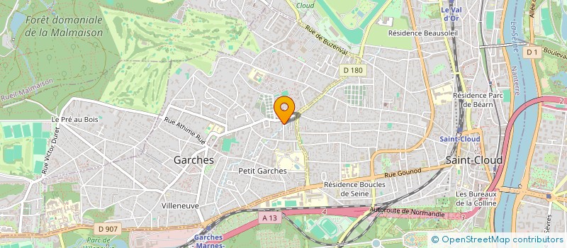 localisation de l'entreprise SCI ADK à GARCHES