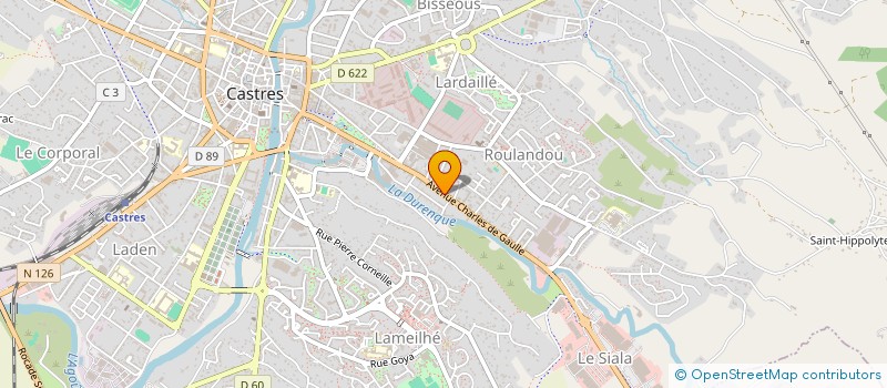 localisation de l'entreprise SCI ADK  CASTRES