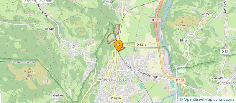 localisation de l'entreprise SCI ADK RODRIGUES  ARGELES-GAZOST