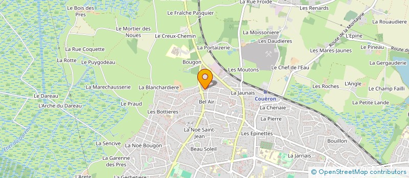 localisation de l'entreprise SCI ADKLER INVEST à COUERON