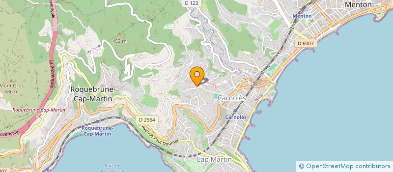 localisation de l'entreprise SCI ADL 2022 à ROQUEBRUNE-CAP-MARTIN