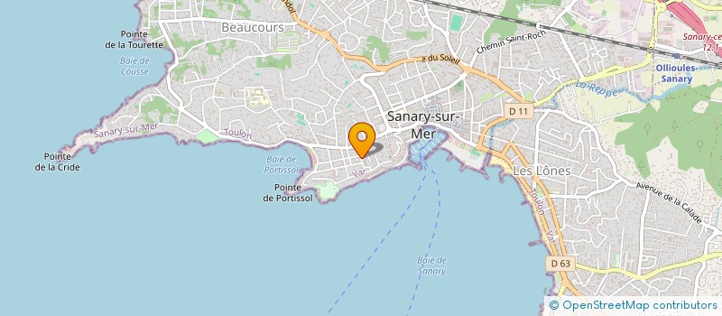 localisation de l'entreprise SCI ADL à SANARY-SUR-MER