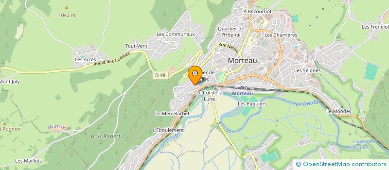 localisation de l'entreprise SCI ADLER  MORTEAU