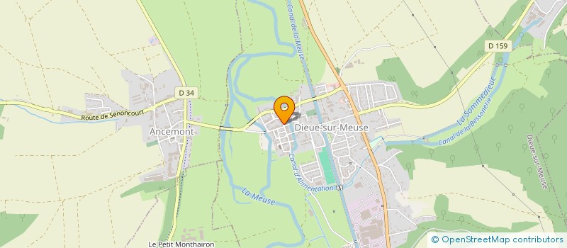 localisation de l'entreprise SCI ADLER à DIEUE-SUR-MEUSE