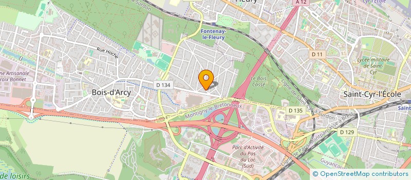 localisation de l'entreprise SCI ADLY  BOIS-D'ARCY