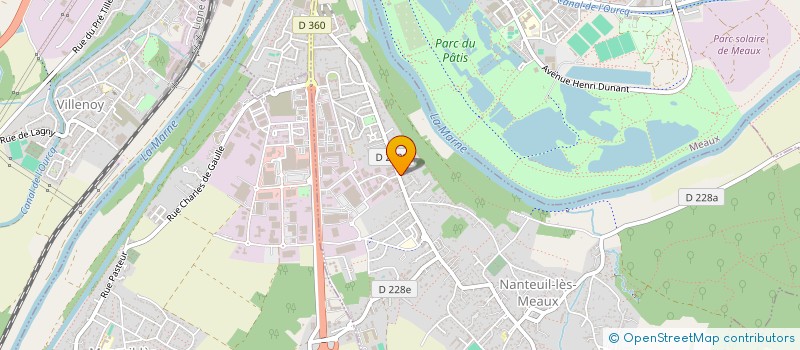 localisation de l'entreprise SCI ADM à NANTEUIL-LES-MEAUX