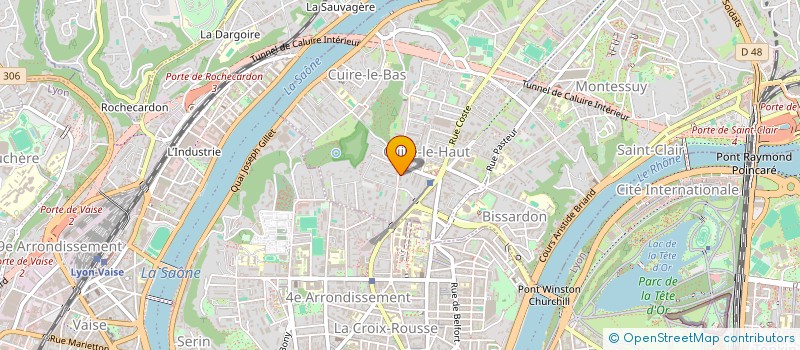 localisation de l'entreprise SCI ADM  CALUIRE-ET-CUIRE