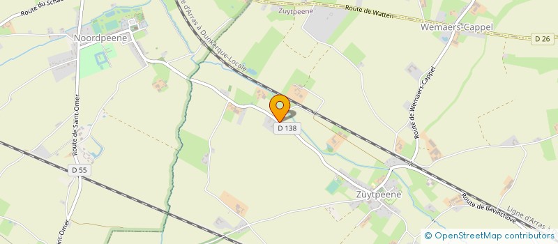 localisation de l'entreprise SCI ADM  ZUYTPEENE