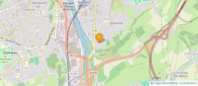 localisation de l'entreprise SCI ADM  SAINT-MARTIN-BOULOGNE