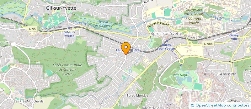 localisation de l'entreprise SCI ADMA à BURES-SUR-YVETTE