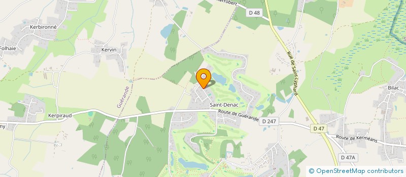 localisation de l'entreprise SCI ADMAT  SAINT-ANDRE-DES-EAUX