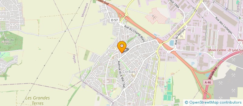 localisation de l'entreprise SCI ADMINE à CORBAS