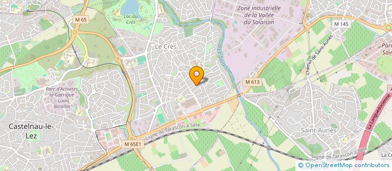 localisation de l'entreprise SCI ADMNY  LE CRES