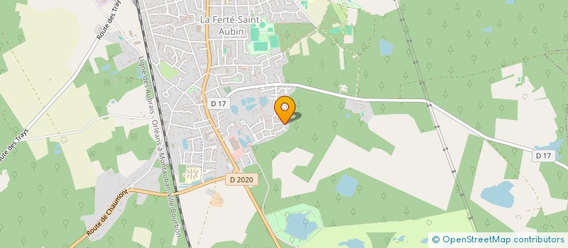 localisation de l'entreprise SCI ADMON à LA FERTE-SAINT-AUBIN