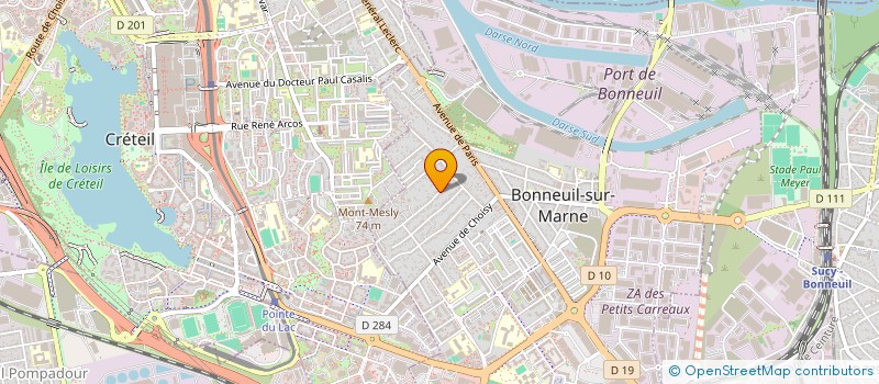 localisation de l'entreprise SCI ADMOUR 4 à BONNEUIL-SUR-MARNE