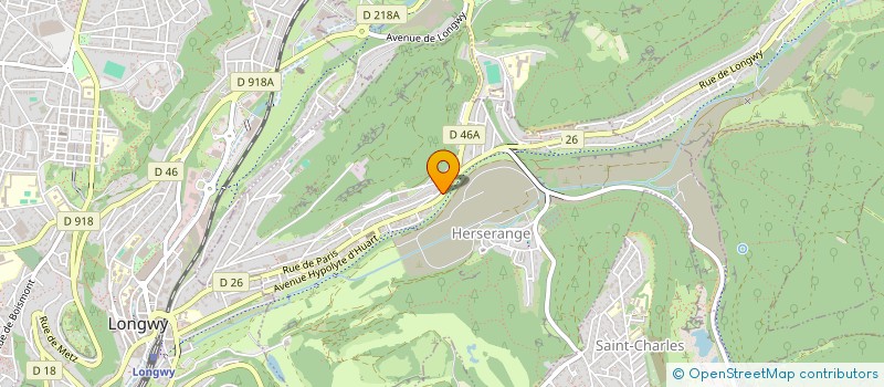 localisation de l'entreprise SCI ADN  HERSERANGE