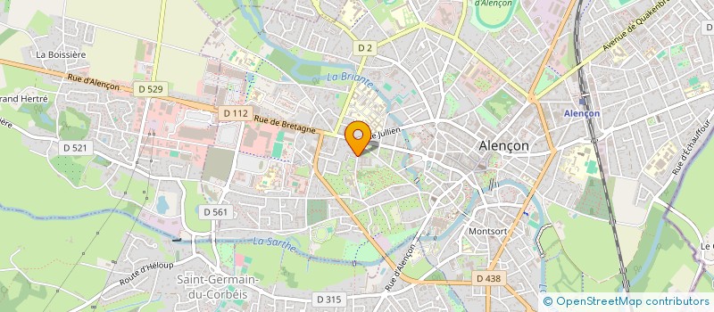 localisation de l'entreprise SCI ADN à ALENCON